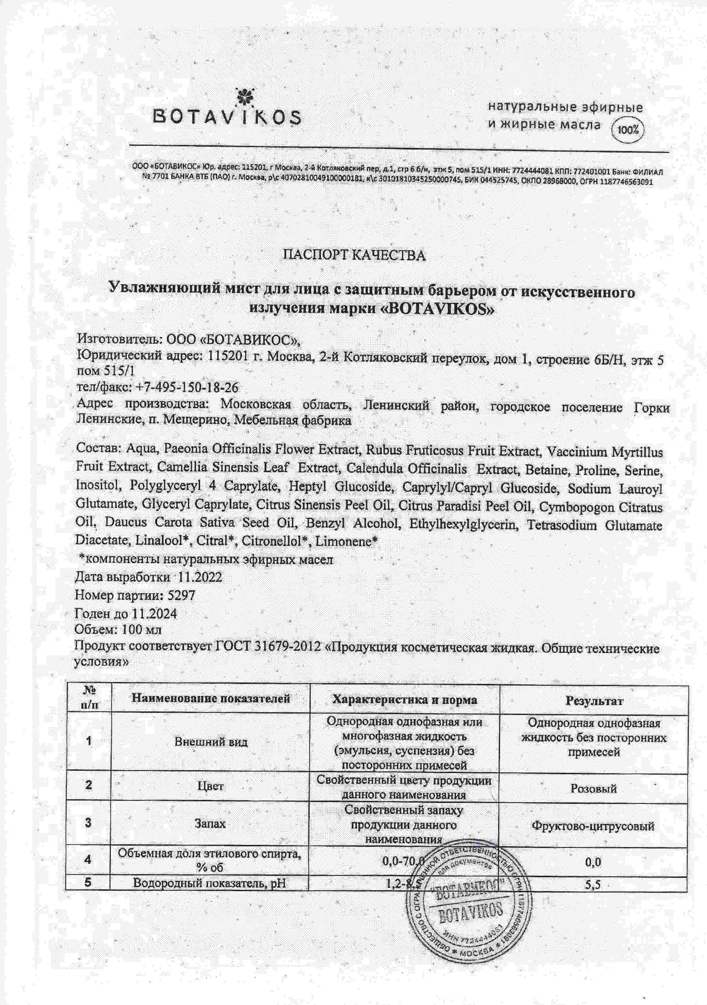Паспорт №112022